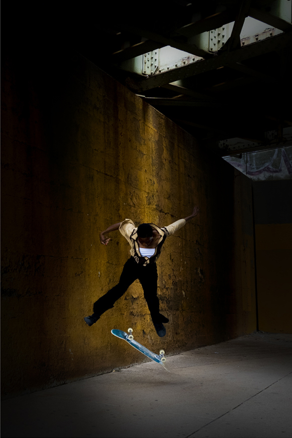 Pink skating